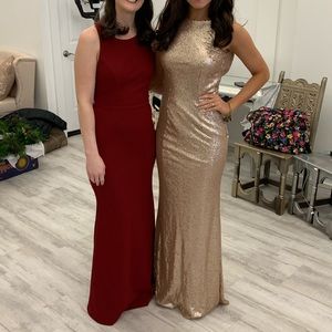 BEAUTIFUL champagne sequin dress